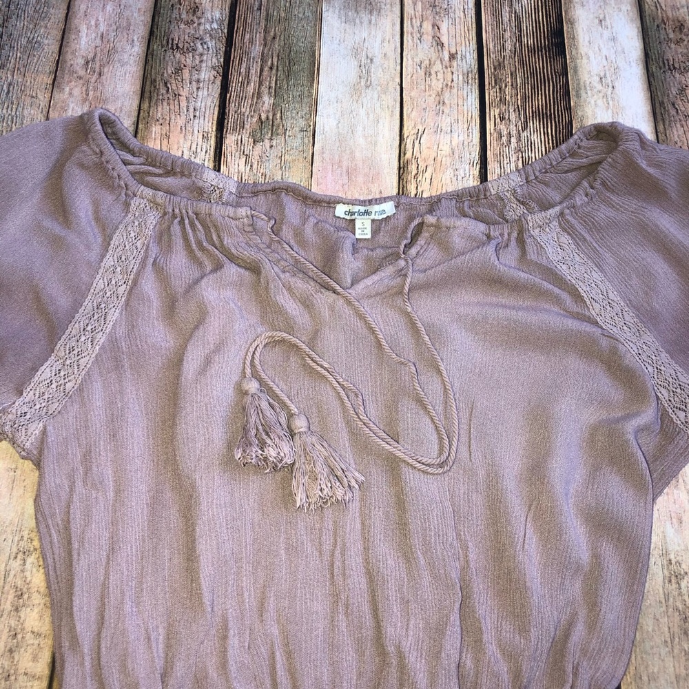 CHARLOTTE RUSSE Lavender Romper